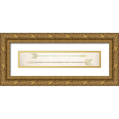 Pointing the Way Gold Ornate Wood Framed Art Print with Double Matting by Kimberly, Allen