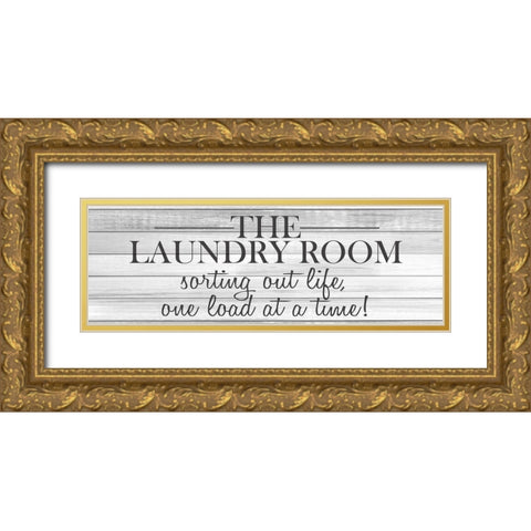 Sorting out Life Gold Ornate Wood Framed Art Print with Double Matting by Kimberly, Allen
