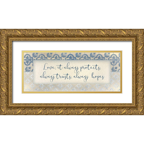 The Greatest 5 Gold Ornate Wood Framed Art Print with Double Matting by Kimberly, Allen