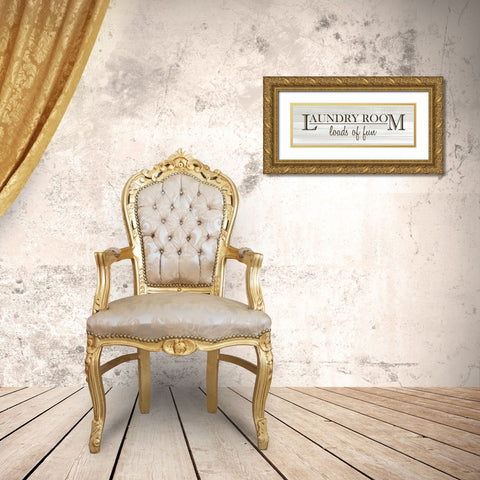 Loads of Fun v3 Gold Ornate Wood Framed Art Print with Double Matting by Kimberly, Allen