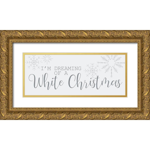 Im Dreaming Gold Ornate Wood Framed Art Print with Double Matting by Kimberly, Allen