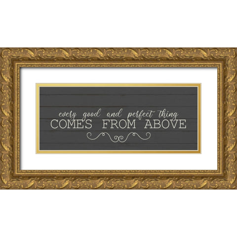 Comes From Above Gold Ornate Wood Framed Art Print with Double Matting by Kimberly, Allen