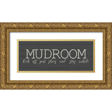 Kick Off Your Shoes Gold Ornate Wood Framed Art Print with Double Matting by Kimberly, Allen