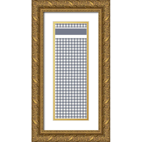Homebody Panel Gold Ornate Wood Framed Art Print with Double Matting by Kimberly, Allen
