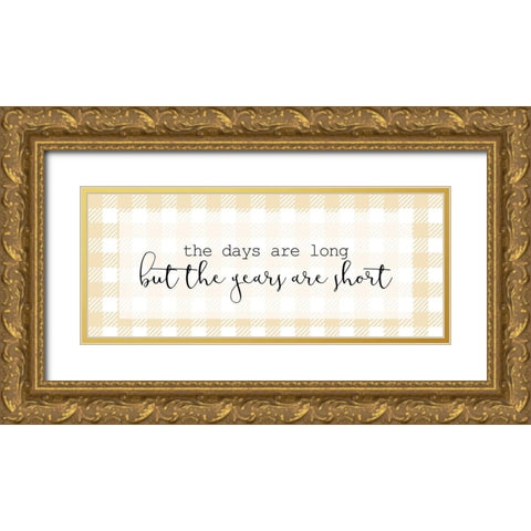 The Days and Years Gold Ornate Wood Framed Art Print with Double Matting by Kimberly, Allen