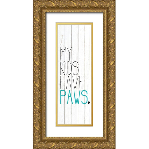 Must Love 3 Gold Ornate Wood Framed Art Print with Double Matting by Kimberly, Allen