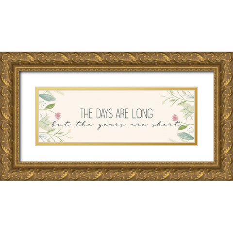 The Years Gold Ornate Wood Framed Art Print with Double Matting by Allen, Kimberly