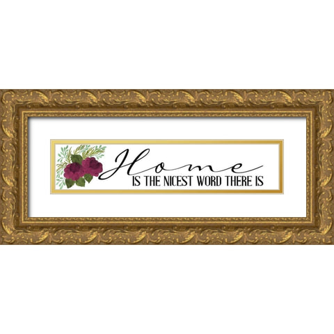 Nicest Gold Ornate Wood Framed Art Print with Double Matting by Allen, Kimberly