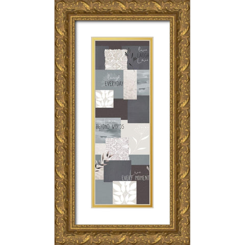 Love Beyond Panel Gold Ornate Wood Framed Art Print with Double Matting by Allen, Kimberly