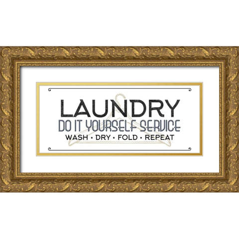 Do It Gold Ornate Wood Framed Art Print with Double Matting by Allen, Kimberly