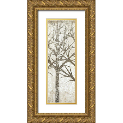 Morning Woods 2 Gold Ornate Wood Framed Art Print with Double Matting by Allen, Kimberly