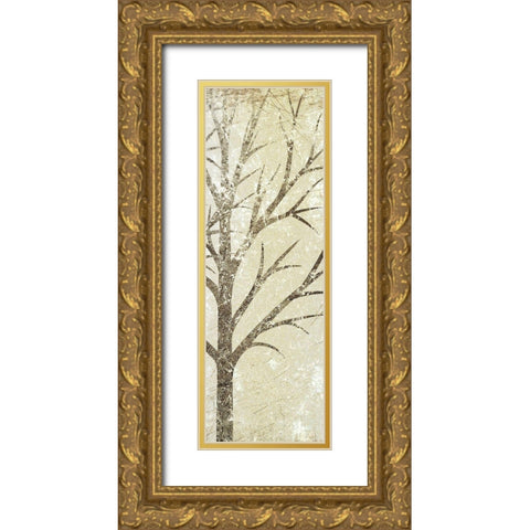 Morning Woods 3 Gold Ornate Wood Framed Art Print with Double Matting by Allen, Kimberly