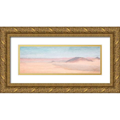 Panoramic Desert Gold Ornate Wood Framed Art Print with Double Matting by Allen, Kimberly