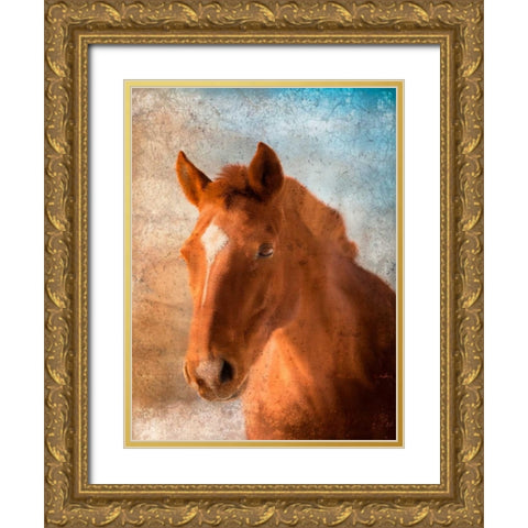 In Your Eyes Gold Ornate Wood Framed Art Print with Double Matting by Allen, Kimberly