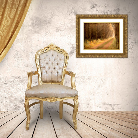 Road To Enlightenment Gold Ornate Wood Framed Art Print with Double Matting by Allen, Kimberly