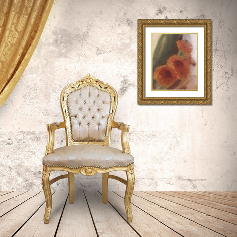 Fall Blooms 1 Gold Ornate Wood Framed Art Print with Double Matting by Kimberly, Allen