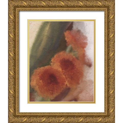 Fall Blooms 1 Gold Ornate Wood Framed Art Print with Double Matting by Kimberly, Allen