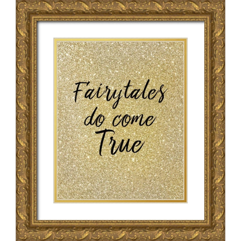 Fairytales Gold Ornate Wood Framed Art Print with Double Matting by Allen, Kimberly