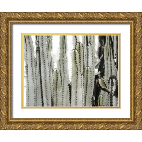 Desert Day Gold Ornate Wood Framed Art Print with Double Matting by Allen, Kimberly