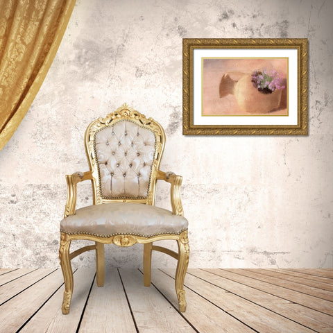 In Bloom Gold Ornate Wood Framed Art Print with Double Matting by Allen, Kimberly
