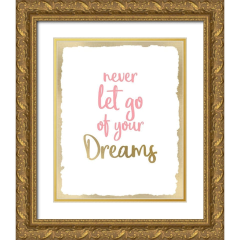 Never Let Go 2 Gold Ornate Wood Framed Art Print with Double Matting by Kimberly, Allen