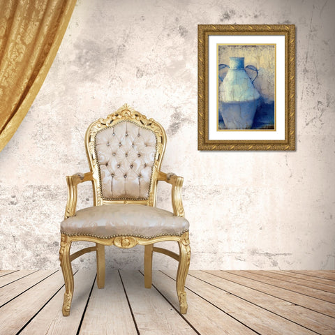 Against the Wall Gold Ornate Wood Framed Art Print with Double Matting by Allen, Kimberly