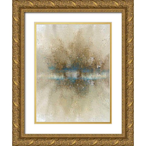 Burst 1 Gold Ornate Wood Framed Art Print with Double Matting by Allen, Kimberly
