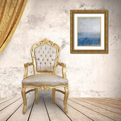 Into the Sea 1 Gold Ornate Wood Framed Art Print with Double Matting by Allen, Kimberly