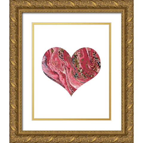 Be You 1 Gold Ornate Wood Framed Art Print with Double Matting by Kimberly, Allen