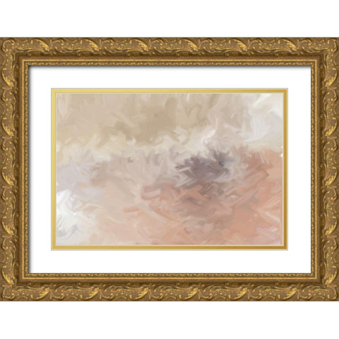 Cross Gold Ornate Wood Framed Art Print with Double Matting by Kimberly, Allen