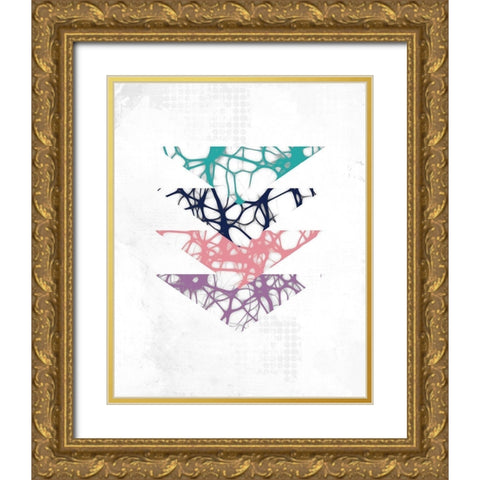 Multi Color 1 Gold Ornate Wood Framed Art Print with Double Matting by Kimberly, Allen