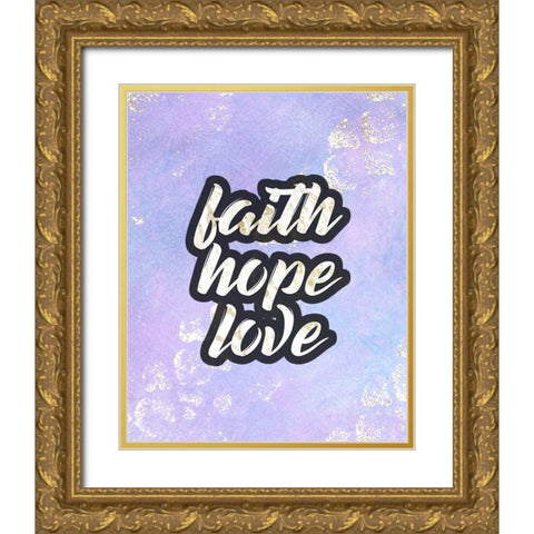 Imagine 2 Gold Ornate Wood Framed Art Print with Double Matting by Kimberly, Allen