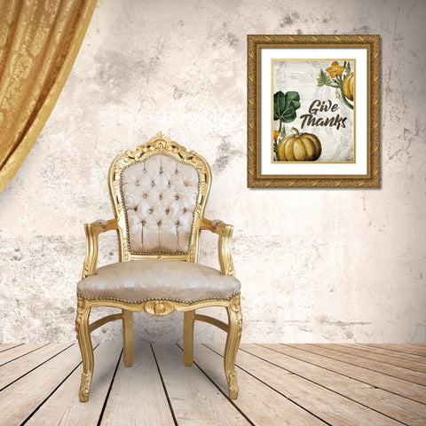 Happy Holidays 2 Gold Ornate Wood Framed Art Print with Double Matting by Kimberly, Allen