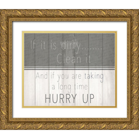 If It Is 2 Gold Ornate Wood Framed Art Print with Double Matting by Kimberly, Allen