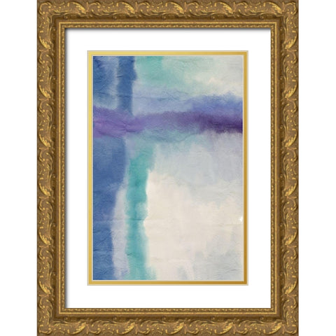 Jewel Cross 2 Gold Ornate Wood Framed Art Print with Double Matting by Kimberly, Allen