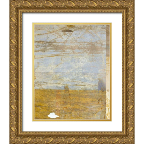 Golden Day 1 Gold Ornate Wood Framed Art Print with Double Matting by Allen, Kimberly
