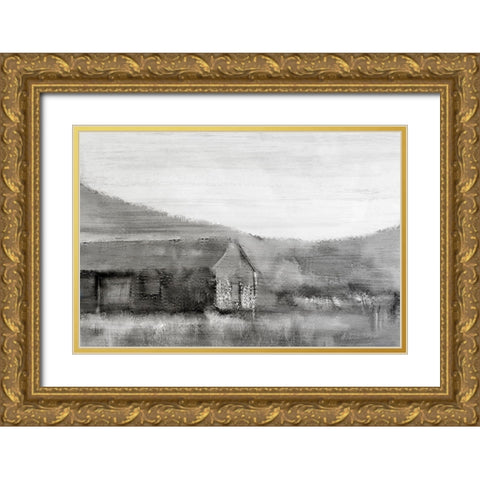 In the Valley Gold Ornate Wood Framed Art Print with Double Matting by Kimberly, Allen
