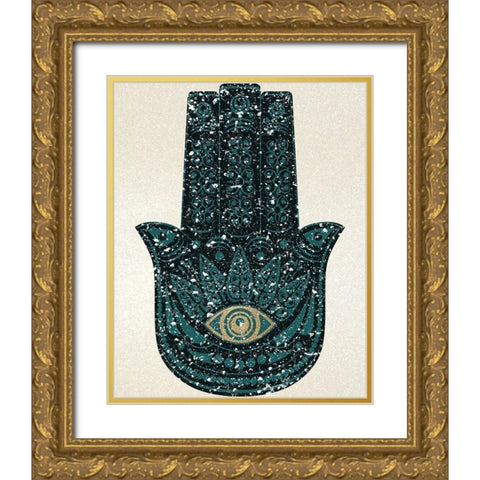 All Seeing 2 Gold Ornate Wood Framed Art Print with Double Matting by Kimberly, Allen