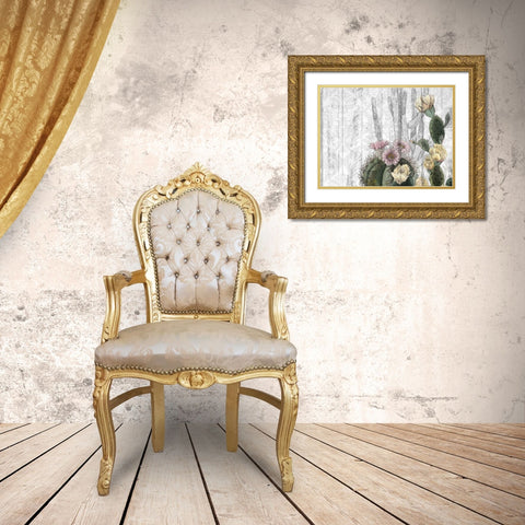Cactus Cowboy 5 Gold Ornate Wood Framed Art Print with Double Matting by Kimberly, Allen