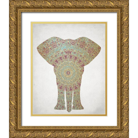 Traveler 2 Gold Ornate Wood Framed Art Print with Double Matting by Kimberly, Allen