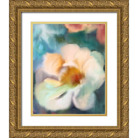 Bloomed 1 Gold Ornate Wood Framed Art Print with Double Matting by Kimberly, Allen