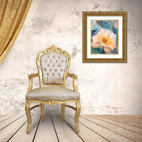 Bloomed 2 Gold Ornate Wood Framed Art Print with Double Matting by Kimberly, Allen