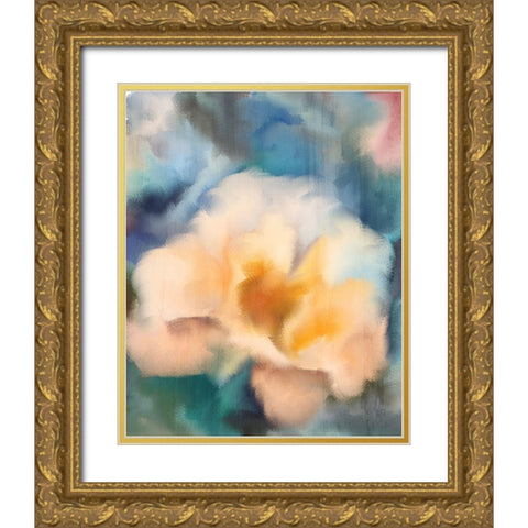 Bloomed 2 Gold Ornate Wood Framed Art Print with Double Matting by Kimberly, Allen