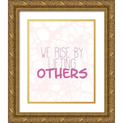 Always Kind 2 Gold Ornate Wood Framed Art Print with Double Matting by Kimberly, Allen