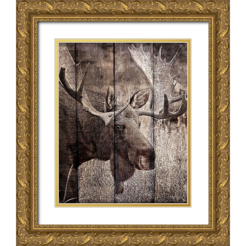 Into the Woods 1 Gold Ornate Wood Framed Art Print with Double Matting by Kimberly, Allen