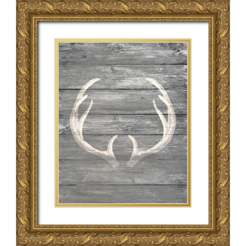 Rack 1 Gold Ornate Wood Framed Art Print with Double Matting by Kimberly, Allen