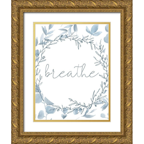 Relax 2 Gold Ornate Wood Framed Art Print with Double Matting by Kimberly, Allen