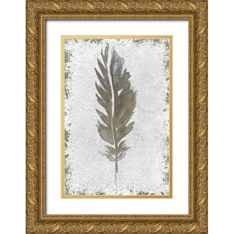 Imprint 1 Gold Ornate Wood Framed Art Print with Double Matting by Kimberly, Allen