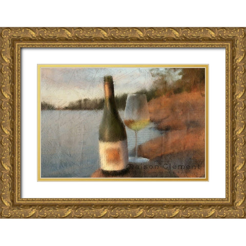 Maison Clement Gold Ornate Wood Framed Art Print with Double Matting by Kimberly, Allen