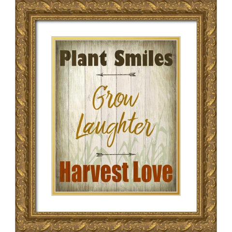Plant Gold Ornate Wood Framed Art Print with Double Matting by Allen, Kimberly